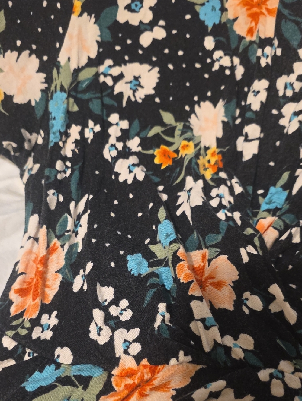 Torrid Super Soft Floral dress 0x - Picture 2 of 3